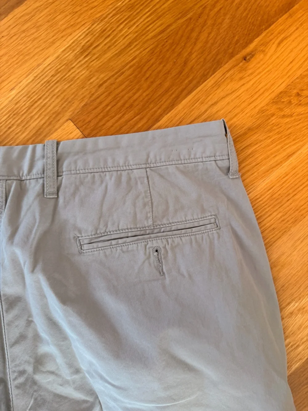 J. Crew 770 Straight-fit Stretch Chino Pants Light Gray Casual Flat Front W33